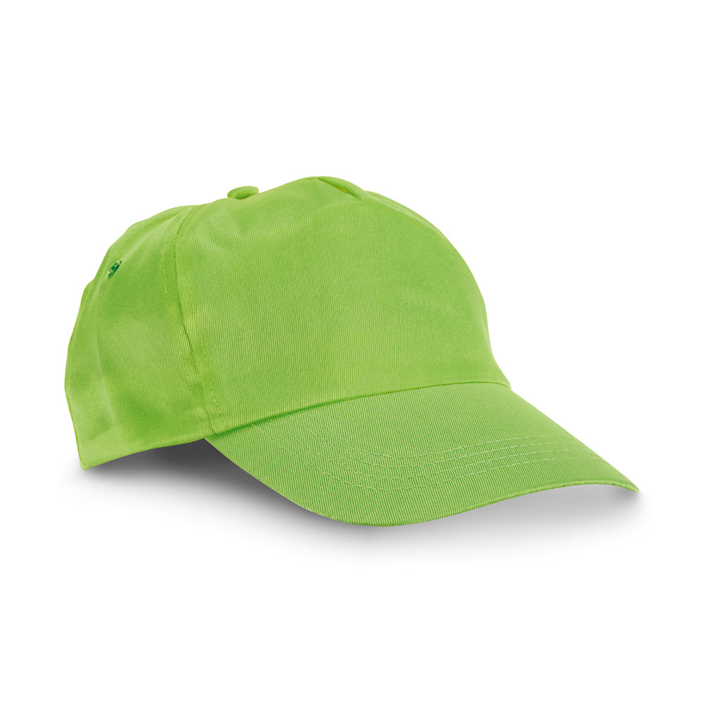 Casquette publicitaire réglable en coton 5 panneaux Vert Clair
